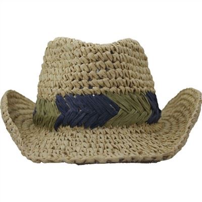 Men's Crochet Cowboy Hat