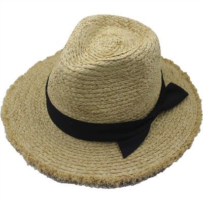 Raffia Raw Edge Hat