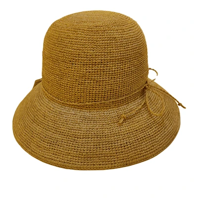 Raffia Hand-crochet Hat